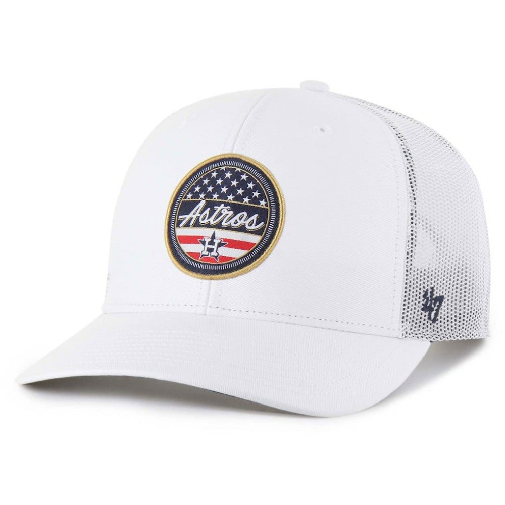 Houston Astros '47 Homage Adjustable Trucker Hat - White Hats