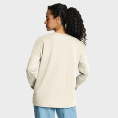New York Jets Women's Dove Legacy Long Sleeve T-Shirt - Cream T-shirts