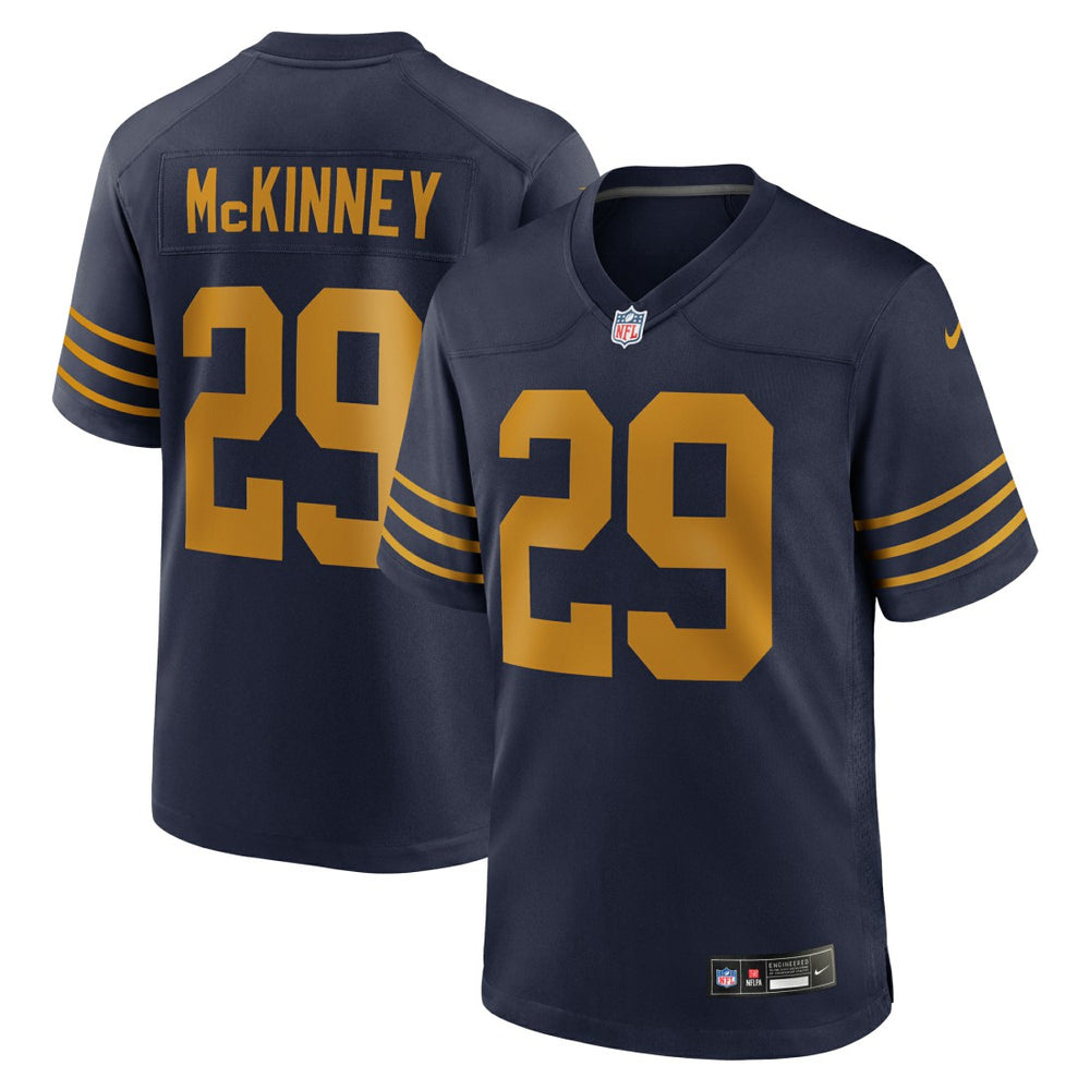 Xavier McKinney Green Bay Packers The 1923 Classic Game Jersey - Navy Jerseys