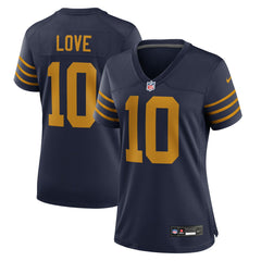 Jordan Love Green Bay Packers Women's The 1923 Classic Game Jersey - Navy Jerseys