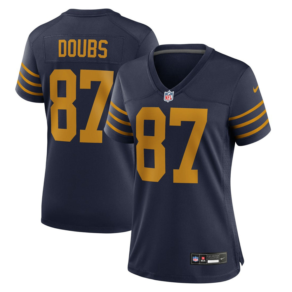 Romeo Doubs Green Bay Packers Women's The 1923 Classic Game Jersey - Navy Jerseys