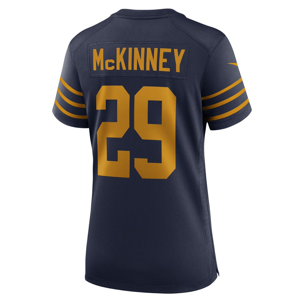 Xavier McKinney Green Bay Packers Women's The 1923 Classic Game Jersey - Navy Jerseys