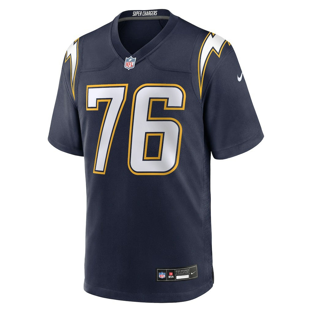 Joe Alt Los Angeles Chargers Alternate Super Chargers Game Player Jersey - Navy Jerseys