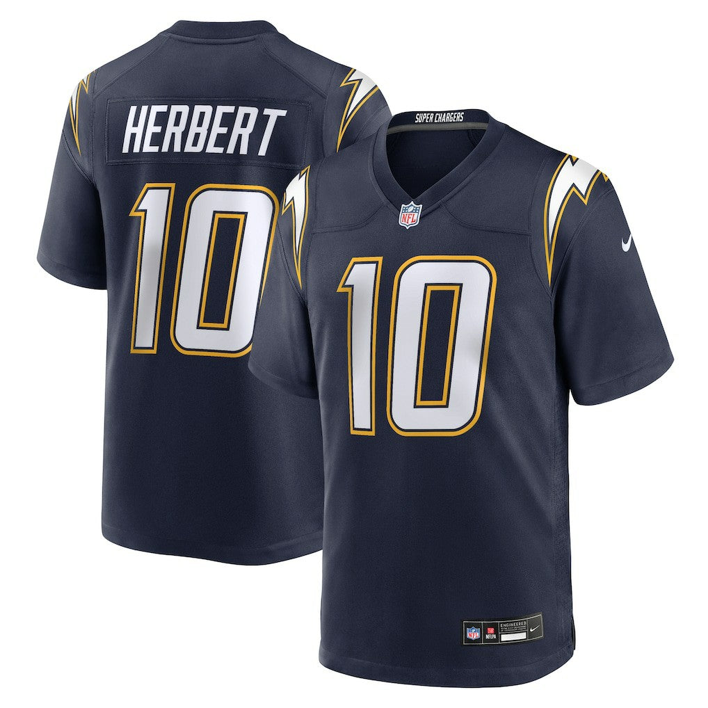 Justin Herbert Los Angeles Chargers Alternate Super Chargers Game Player Jersey - Navy Jerseys