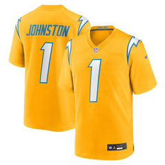 Quentin Johnston Los Angeles Chargers Alternate Charger Power Game Player Jersey - Gold Jerseys