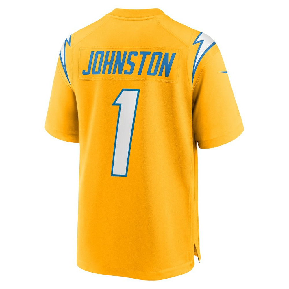 Quentin Johnston Los Angeles Chargers Alternate Charger Power Game Player Jersey - Gold Jerseys