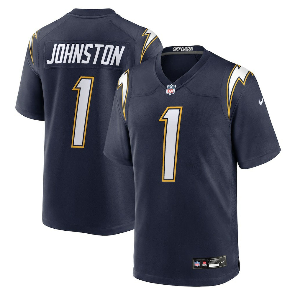 Quentin Johnston Los Angeles Chargers Alternate Super Chargers Game Player Jersey - Navy Jerseys