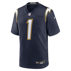 Quentin Johnston Los Angeles Chargers Alternate Super Chargers Game Player Jersey - Navy Jerseys
