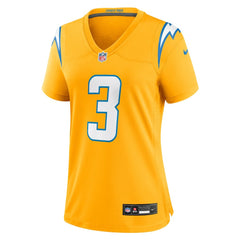 Derwin James Jr. Los Angeles Chargers Women's Alternate Charger Power Game Jersey - Gold Jerseys
