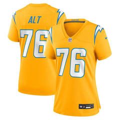 Joe Alt Los Angeles Chargers Women's Alternate Charger Power Game Jersey - Gold Jerseys