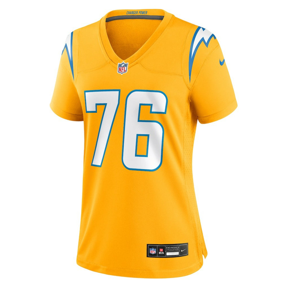 Joe Alt Los Angeles Chargers Women's Alternate Charger Power Game Jersey - Gold Jerseys