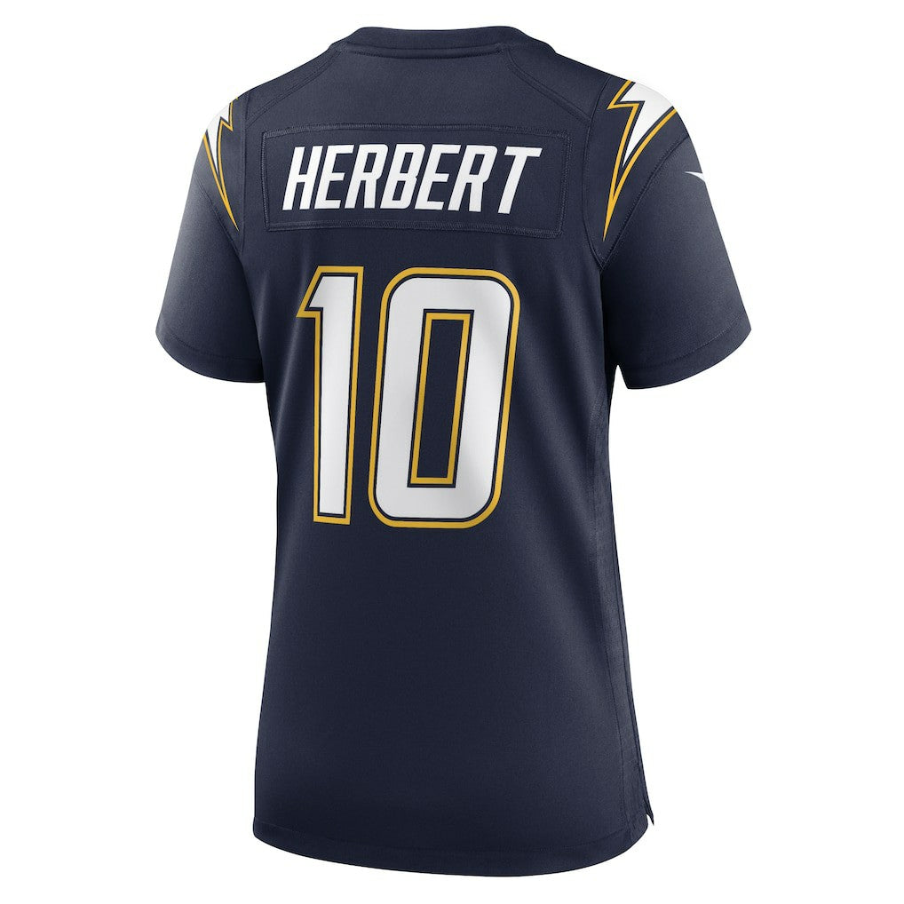 Justin Herbert Los Angeles Chargers Women's Alternate Super Chargers Game Jersey - Navy Jerseys