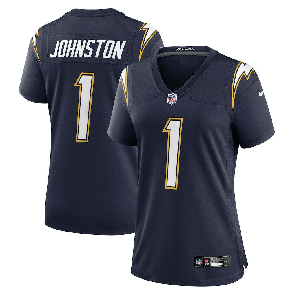 Quentin Johnston Los Angeles Chargers Women's Alternate Super Chargers Game Jersey - Navy Jerseys