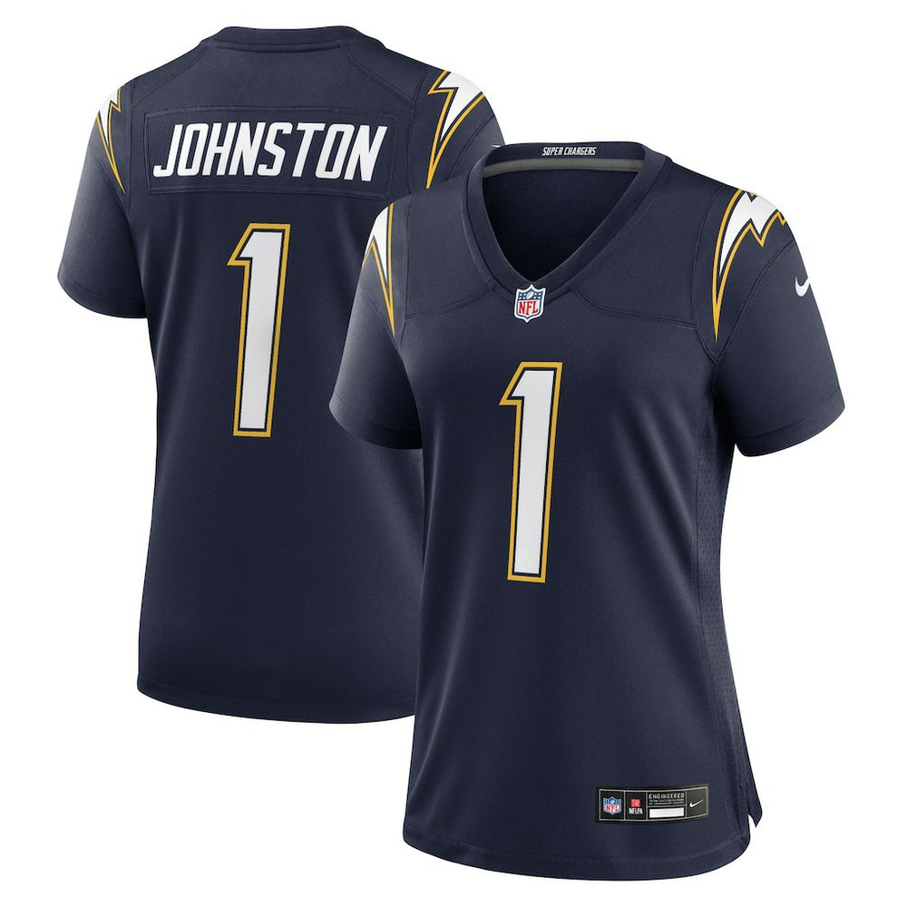 Quentin Johnston Los Angeles Chargers Women's Alternate Super Chargers Game Jersey - Navy Jerseys