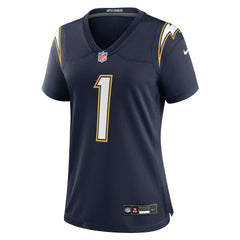 Quentin Johnston Los Angeles Chargers Women's Alternate Super Chargers Game Jersey - Navy Jerseys