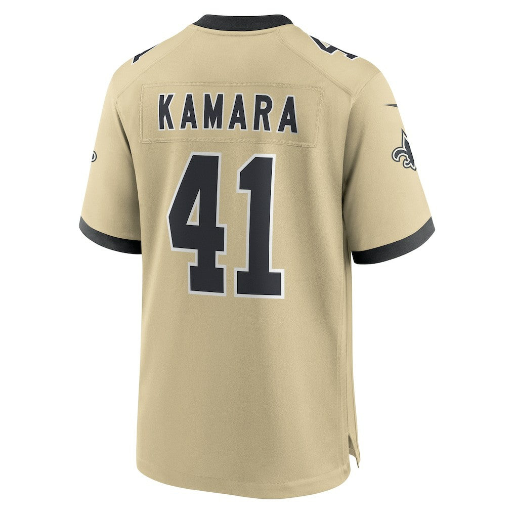Alvin Kamara New Orleans Saints Gameday Golds Alternate Game Player Jersey - Gold Jerseys