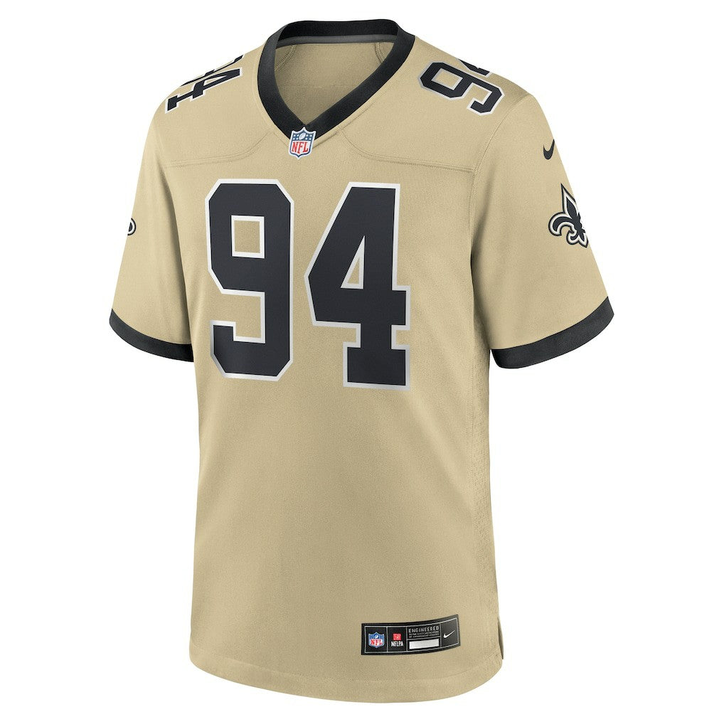 Cameron Jordan New Orleans Saints Gameday Golds Alternate Game Player Jersey - Gold Jerseys