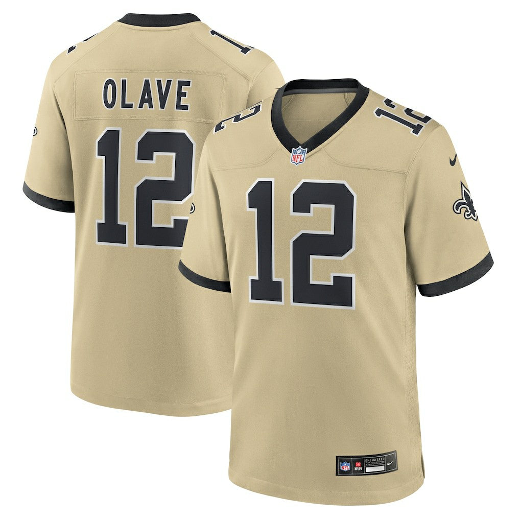 Chris Olave New Orleans Saints Gameday Golds Alternate Game Player Jersey - Gold Jerseys