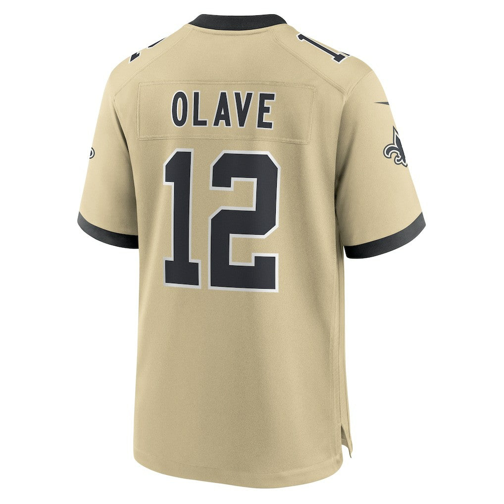 Chris Olave New Orleans Saints Gameday Golds Alternate Game Player Jersey - Gold Jerseys