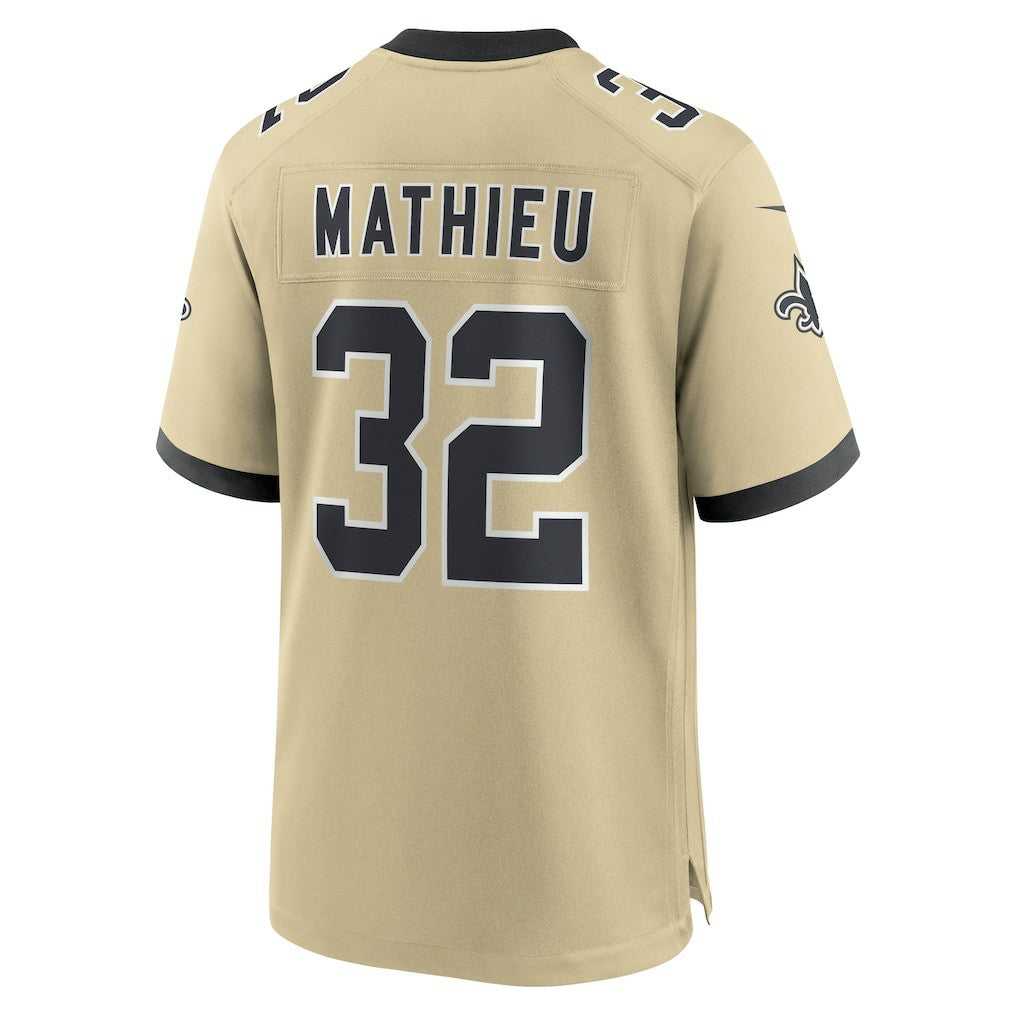 Tyrann Mathieu New Orleans Saints Gameday Golds Alternate Game Player Jersey - Gold Jerseys