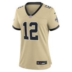 Chris Olave New Orleans Saints Women's Gameday Golds Alternate Game Player Jersey - Gold Jerseys