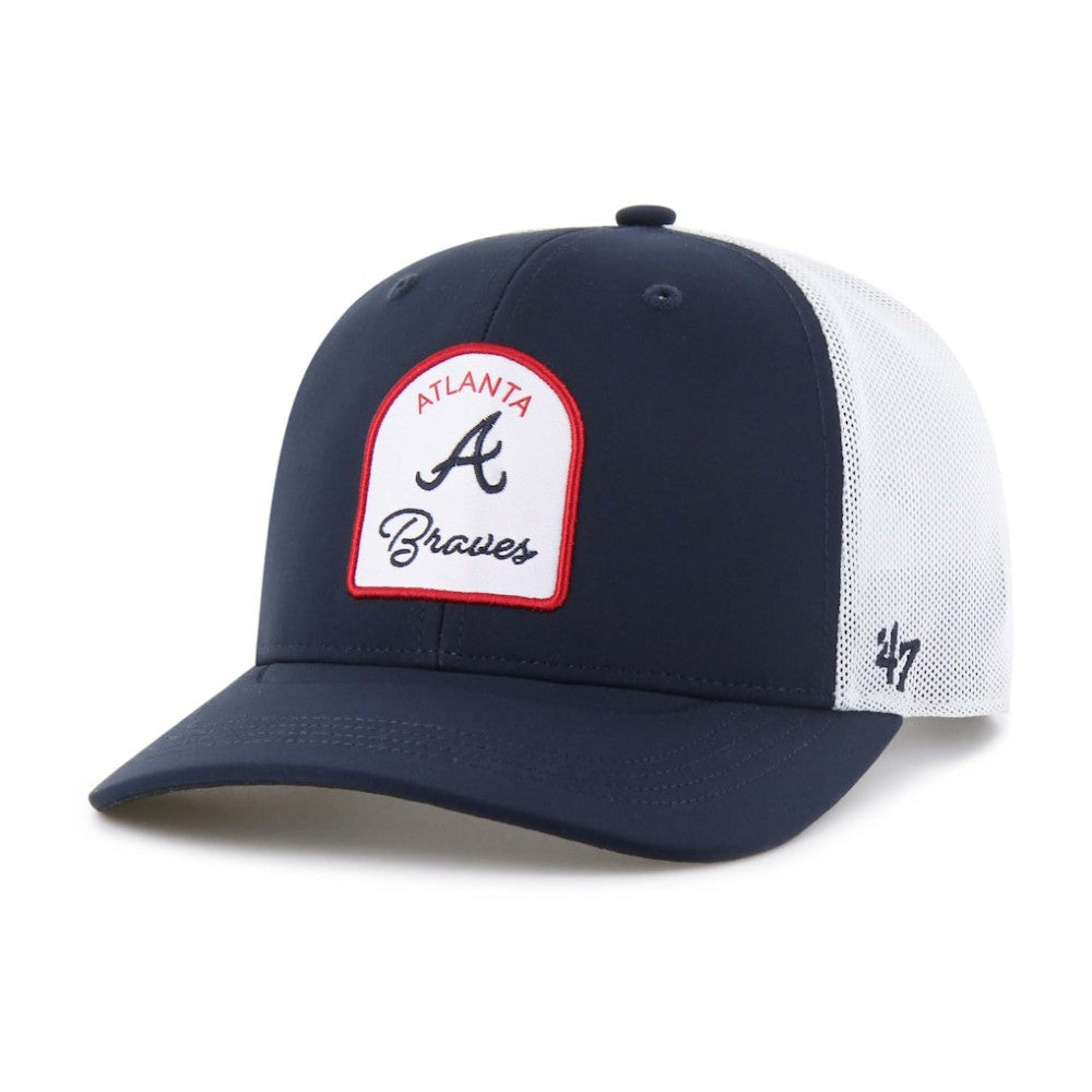 Atlanta Braves '47 Gimmie Golf Trucker Adjustable Hat - Navy Hats