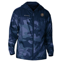 Denver Nuggets Camo Flash Challenger Windbreaker Full-Zip Jacket Navy - Columbia