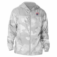 Washington Wizards Camo Flash Challenger Windbreaker Full-Zip Jacket Gray - Columbia