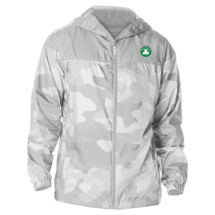 Boston Celtics Camo Flash Challenger Windbreaker Full-Zip Jacket Gray - Columbia