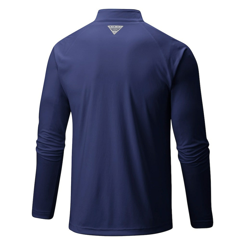 Denver Nuggets Terminal Tackle Raglan Omni-Shade Quarter-Zip Jacket Navy - Columbia outlet