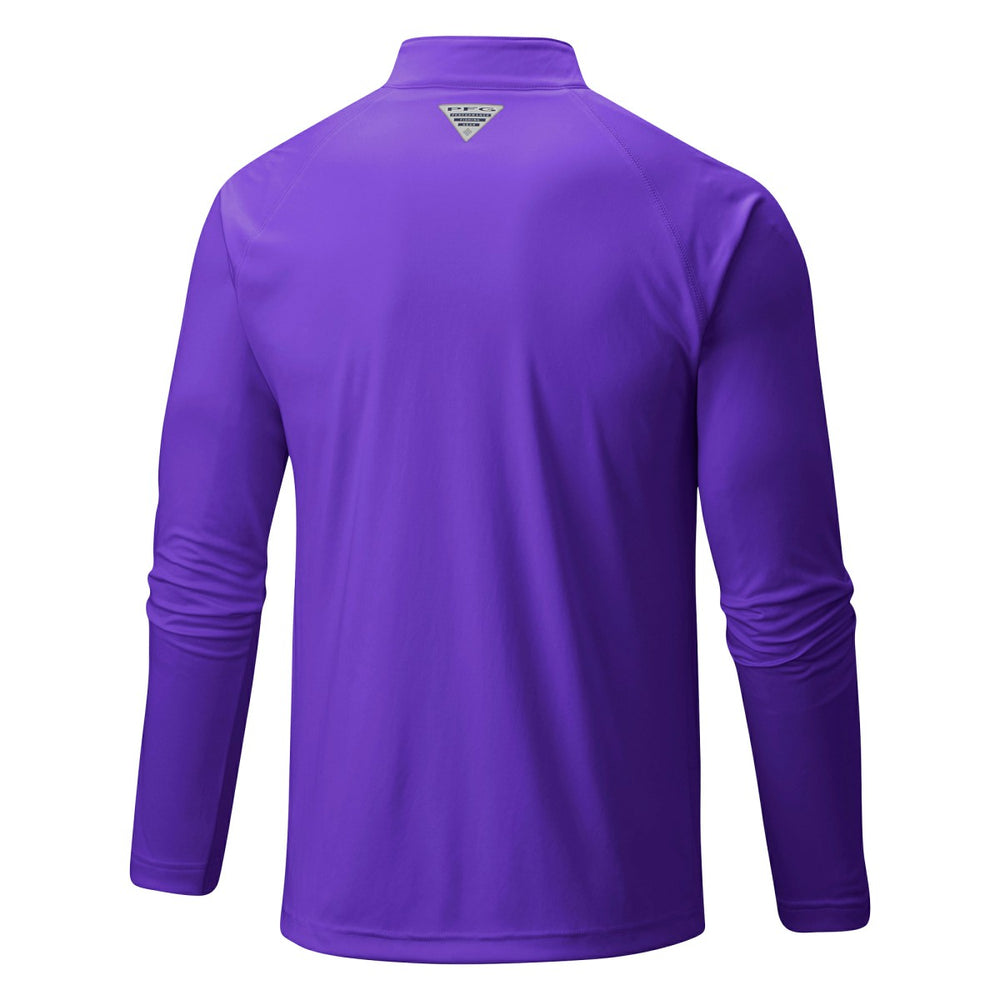 Sacramento Kings Terminal Tackle Raglan Omni-Shade Quarter-Zip Jacket Purple - Columbia