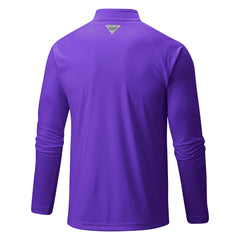 Sacramento Kings Terminal Tackle Raglan Omni-Shade Quarter-Zip Jacket Purple - Columbia
