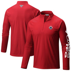 Washington Wizards Terminal Tackle Raglan Omni-Shade Quarter-Zip Jacket Red - Columbia outlet