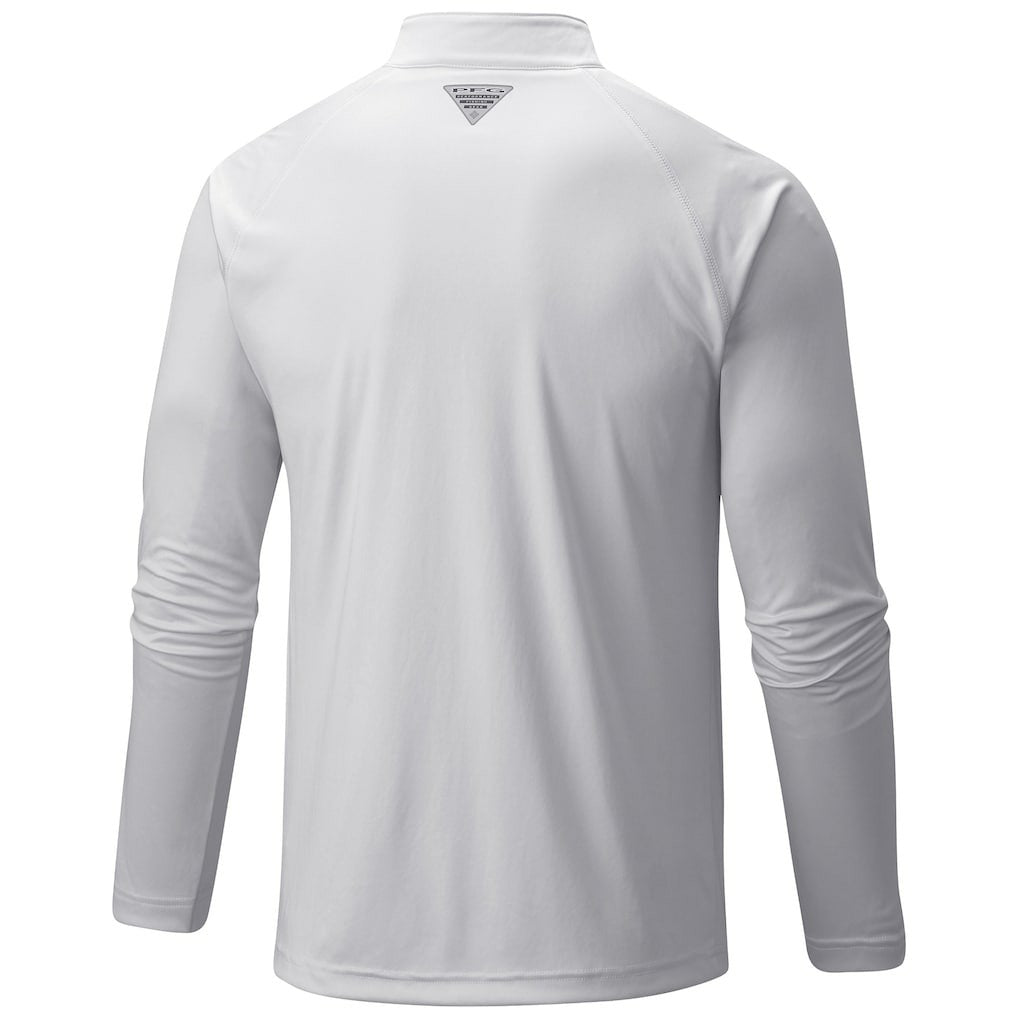 Brooklyn Nets Terminal Tackle Raglan Omni-Shade Quarter-Zip Jacket White - Columbia