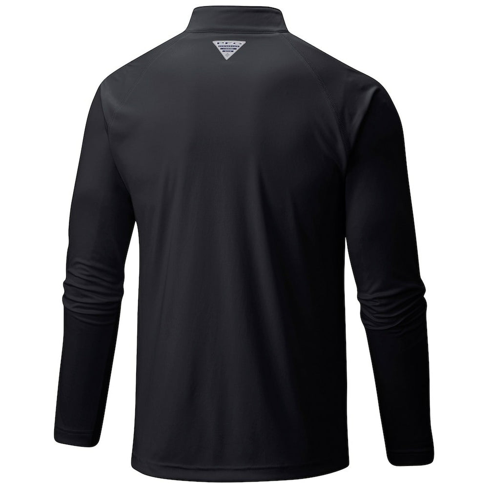 Brooklyn Nets Terminal Tackle Raglan Omni-Shade Quarter-Zip Jacket Black - Columbia