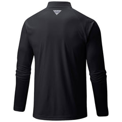 Brooklyn Nets Terminal Tackle Raglan Omni-Shade Quarter-Zip Jacket Black - Columbia
