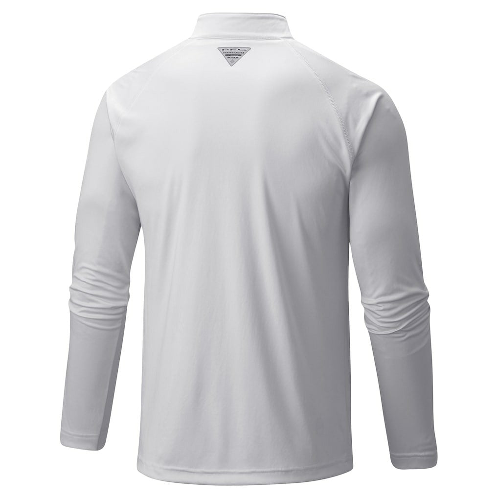 Chicago Bulls Terminal Tackle Raglan Omni-Shade Quarter-Zip Jacket White - Columbia