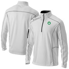 Boston Celtics Omni-Wick Shotgun Quarter-Zip Pullover White - Columbia