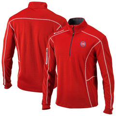 Detroit Pistons Omni-Wick Shotgun Quarter-Zip Pullover Red - Columbia