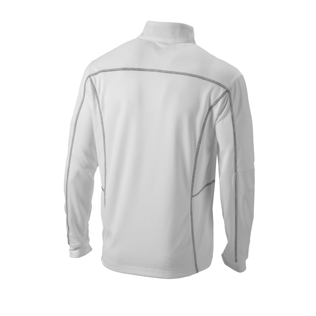 Dallas Mavericks Omni-Wick Shotgun Quarter-Zip Pullover White - Columbia