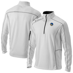 Golden State Warriors Omni-Wick Shotgun Quarter-Zip Pullover White - Columbia