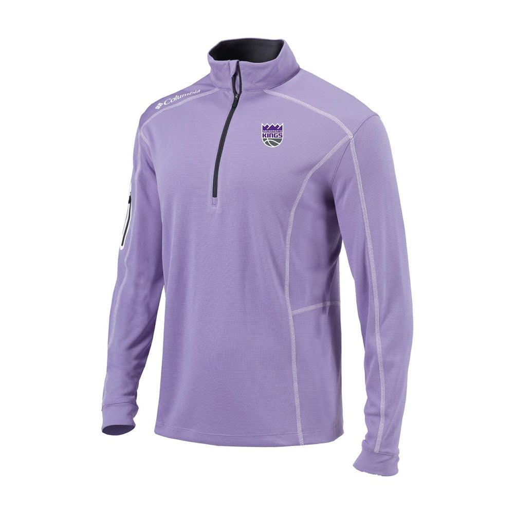 Sacramento Kings Omni-Wick Shotgun Quarter-Zip Pullover Lavender - Columbia