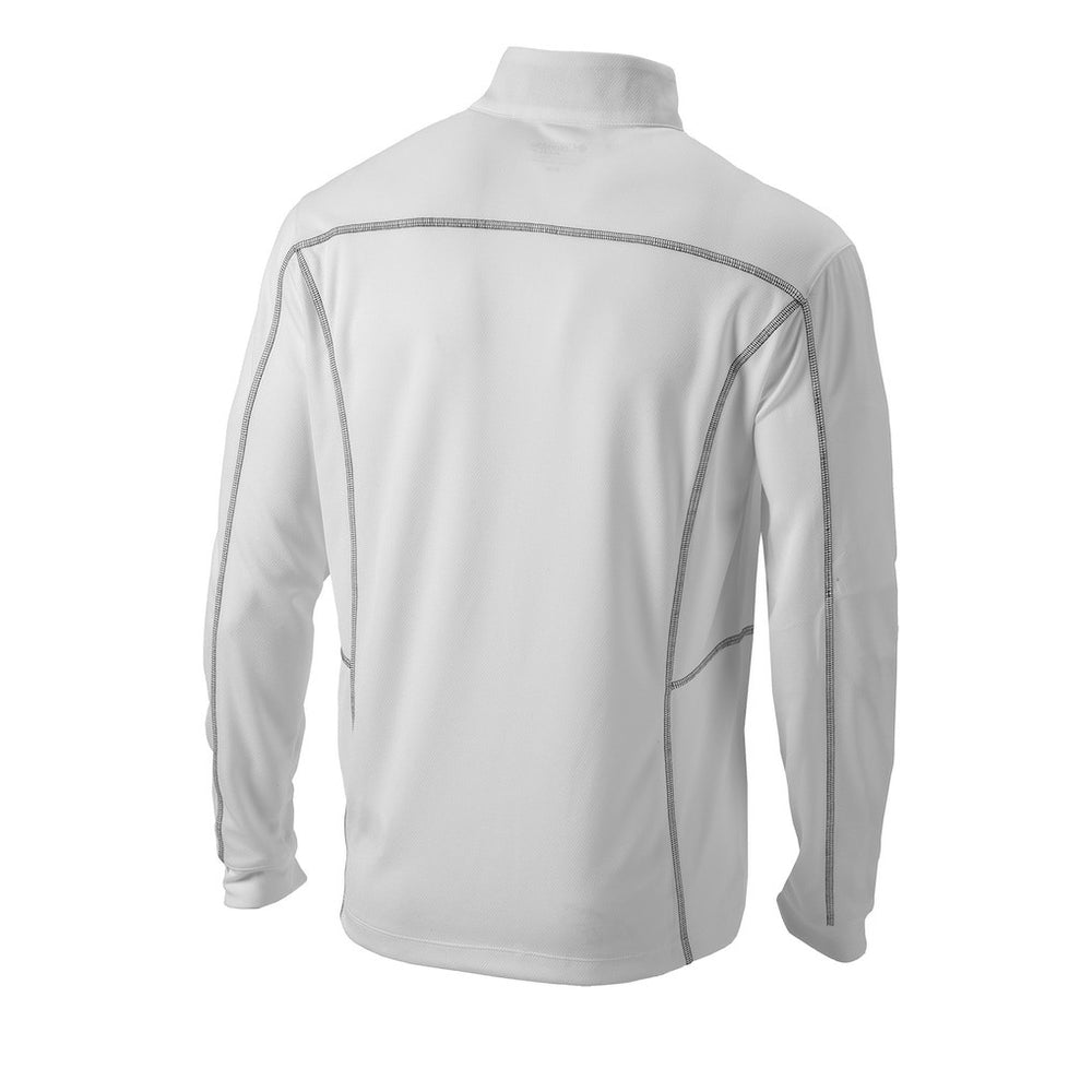 Brooklyn Nets Omni-Wick Shotgun Quarter-Zip Pullover White - Columbia