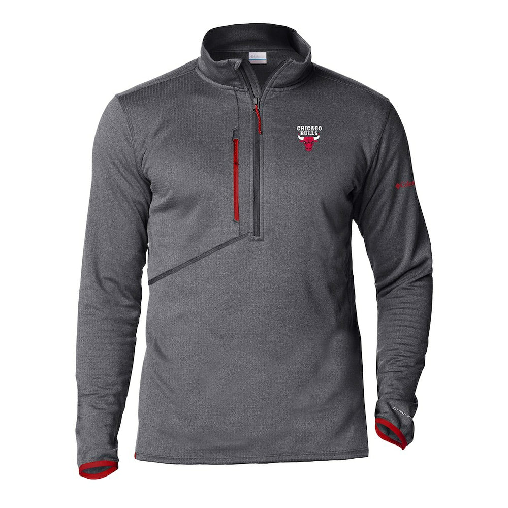 Chicago Bulls Park View Half-Zip Top Gray - Columbia