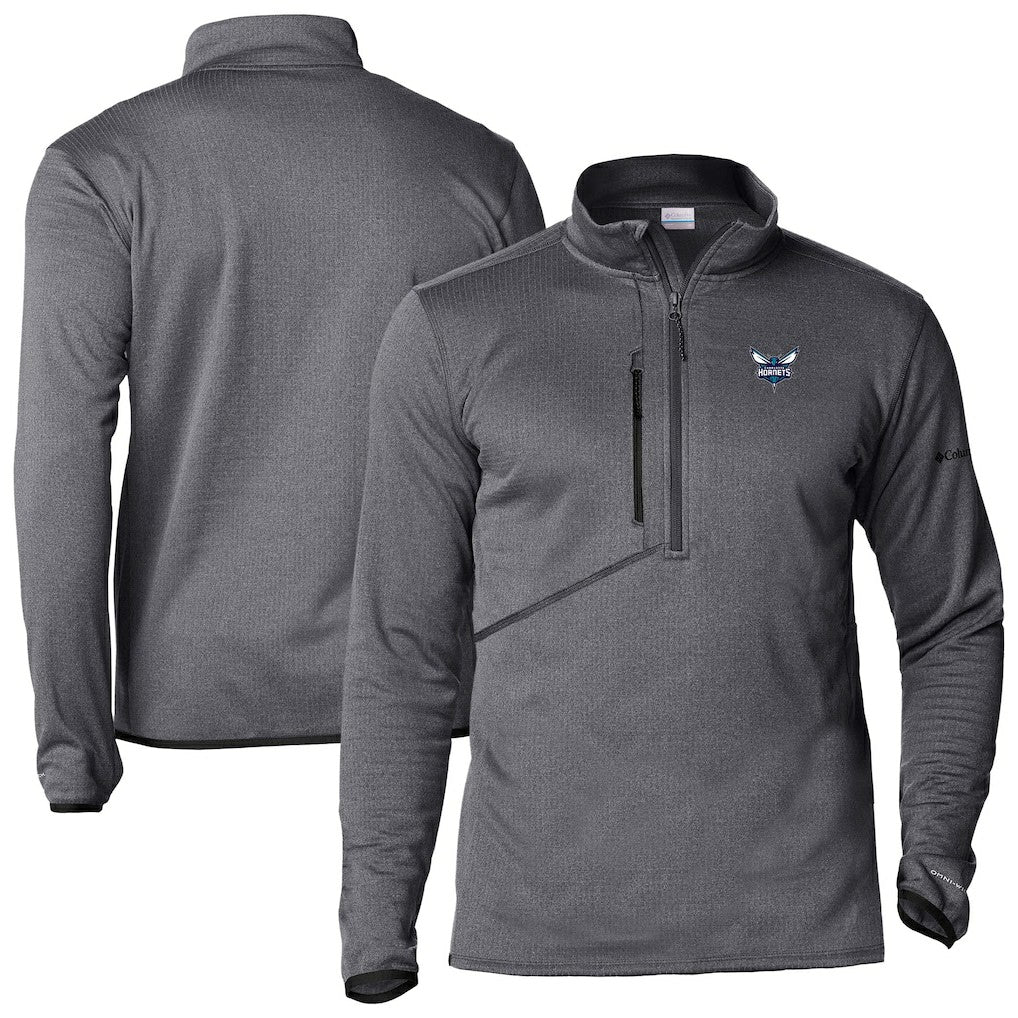 Charlotte Hornets Park View Half-Zip Top Gray - Columbia