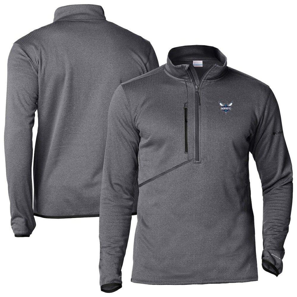 Charlotte Hornets Park View Half-Zip Top Gray - Columbia