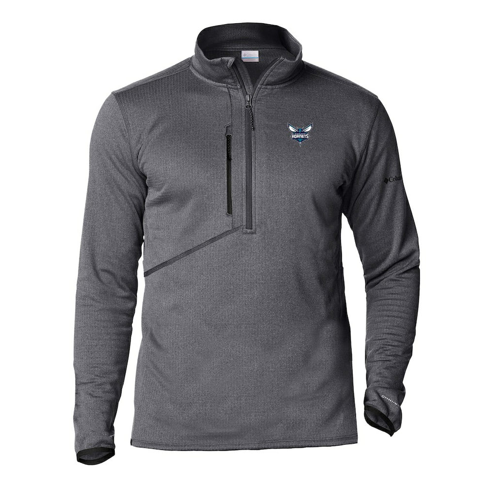 Charlotte Hornets Park View Half-Zip Top Gray - Columbia