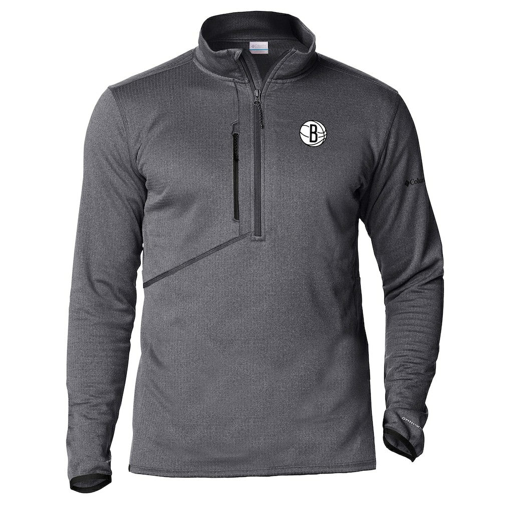 Brooklyn Nets Park View Half-Zip Top Gray - Columbia outlet