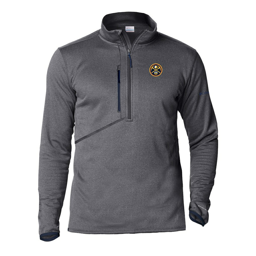 Denver Nuggets Park View Half-Zip Top Gray - Columbia