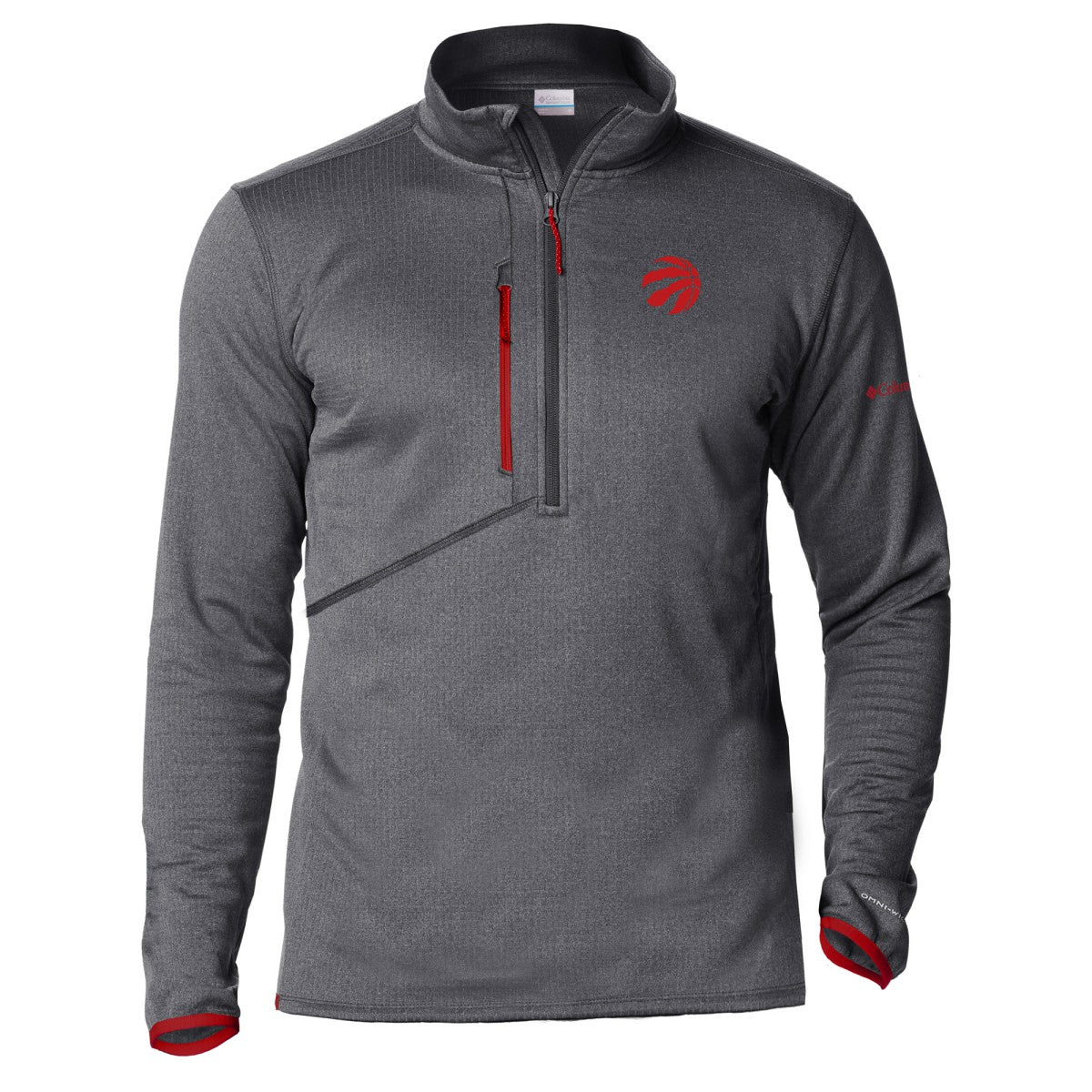 Toronto Raptors Park View Half-Zip Top Gray - Columbia